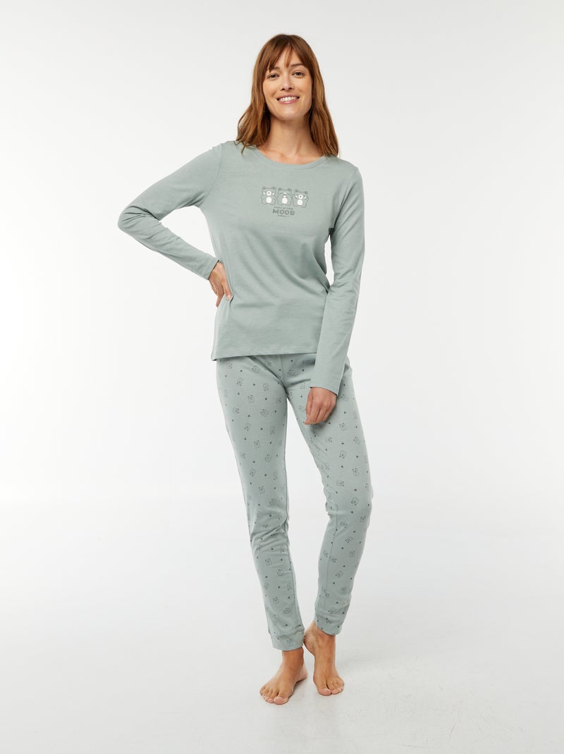 Ensemble en jersey - 2 pièces Bleu - Kiabi