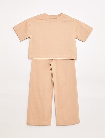 Ensemble en jersey t-shirt + pantalon