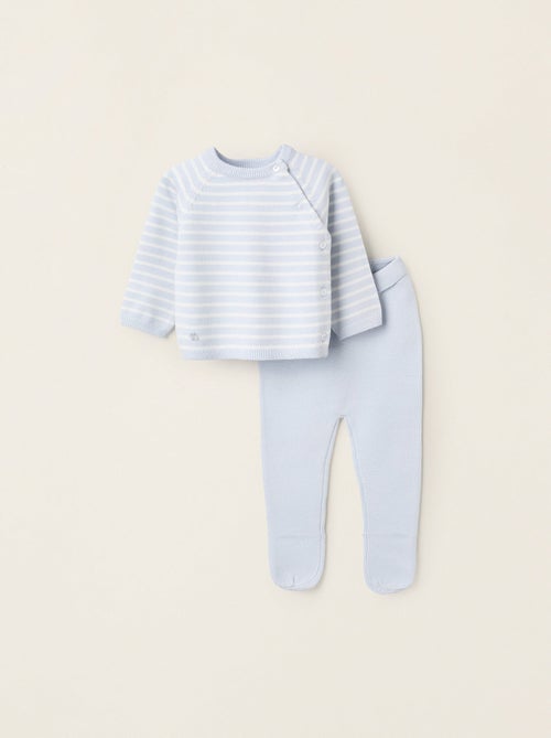 Ensemble en Maille à Rayures - Kiabi