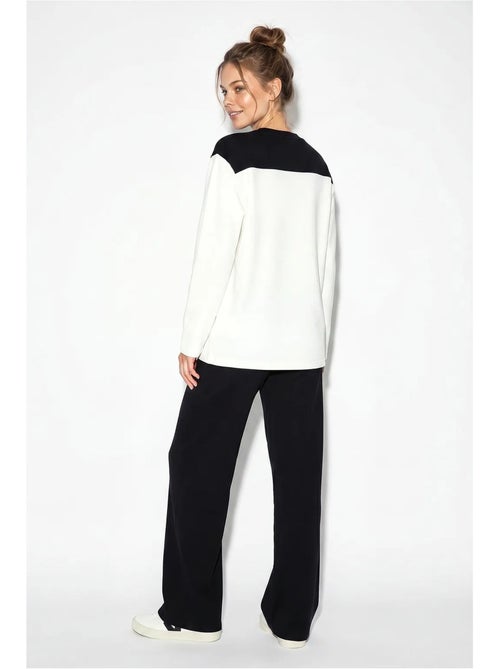 Ensemble en maille deux pièces avec pantalon large lucci - Kiabi Ensemble en maille deux pièces avec pantalon large lucci - Kiabi