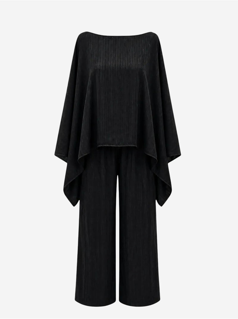 Ensemble en maille mélangée modal mixray Noir - Kiabi