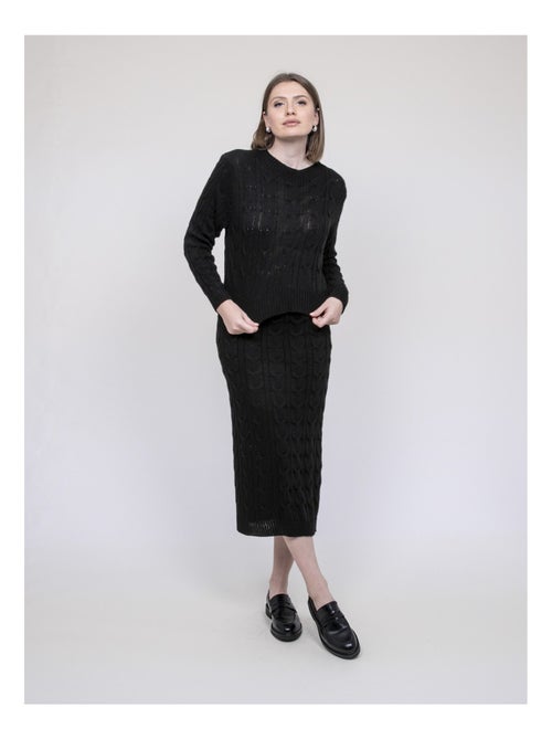 Ensemble en maille pull + jupe XALABA - Kiabi