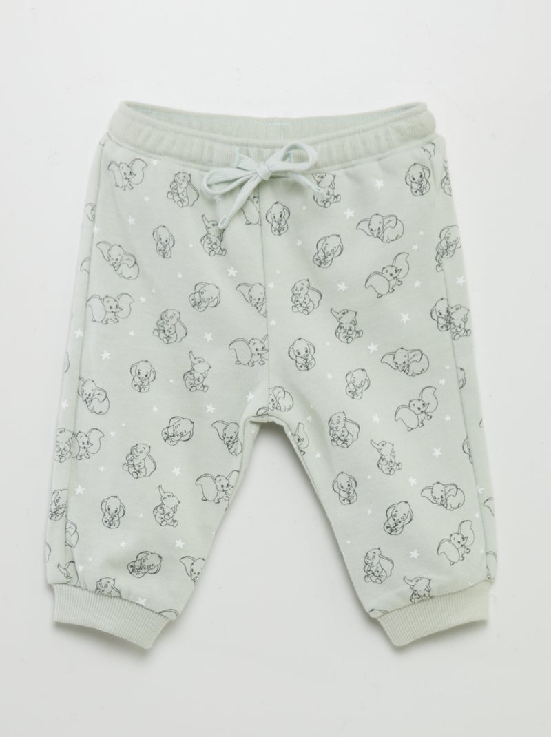 Ensemble en molleton 'Disney' - 3 pièces Blanc/vert eau - Kiabi