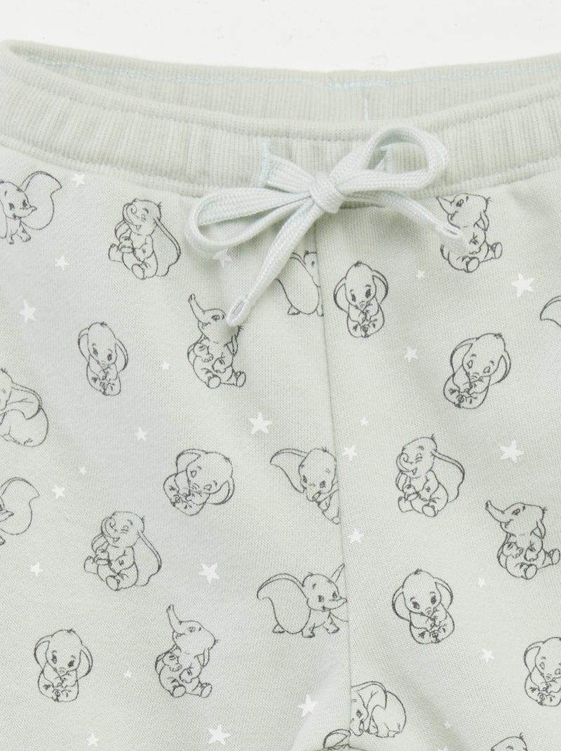 Ensemble en molleton 'Disney' - 3 pièces Blanc/vert eau - Kiabi