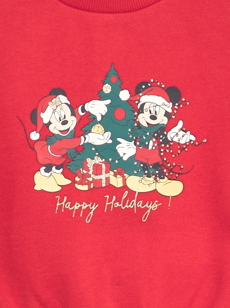 Ensemble en molleton 'Minnie et Mickey' - 2 pièces Rouge - Kiabi