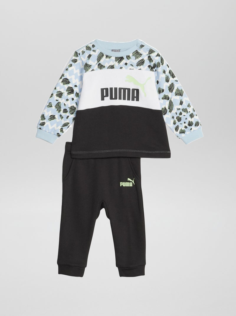 Ensemble en molleton 'Puma' - Sweat + Jogging Bleu - Kiabi