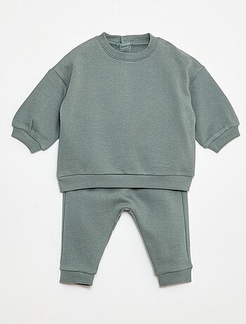 Ensemble en molleton sweat + pantalon - 2 pièces