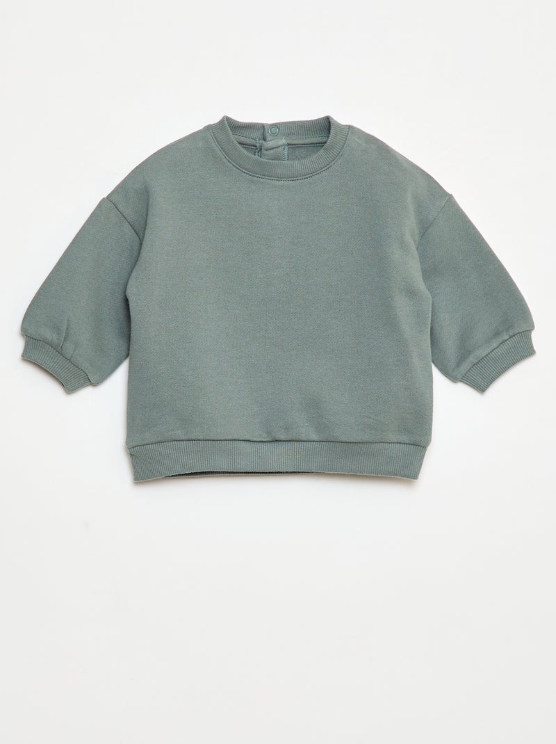 Ensemble en molleton sweat + pantalon - 2 pièces Bleu - Kiabi