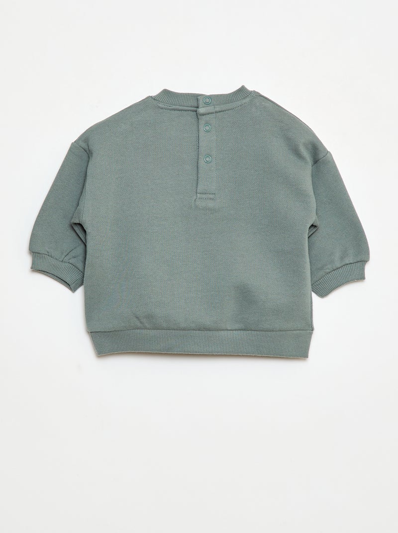 Ensemble en molleton sweat + pantalon - 2 pièces Bleu - Kiabi