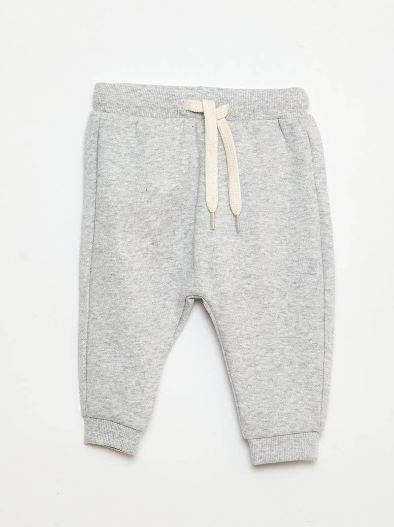 Ensemble en molleton sweat + pantalon - 2 pièces Gris - Kiabi