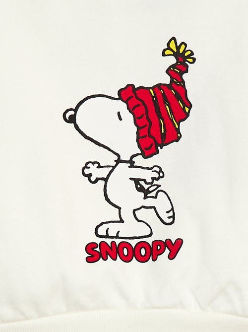 Ensemble en molleton sweat + pantalon 'Snoopy' - 2 pièces - Kiabi