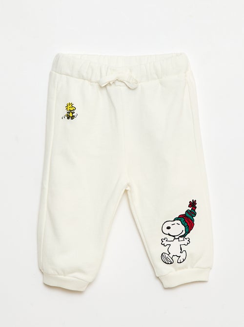 Ensemble en molleton sweat + pantalon 'Snoopy' - 2 pièces - Kiabi