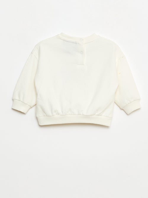 Ensemble en molleton sweat + pantalon 'Snoopy' - 2 pièces - Kiabi