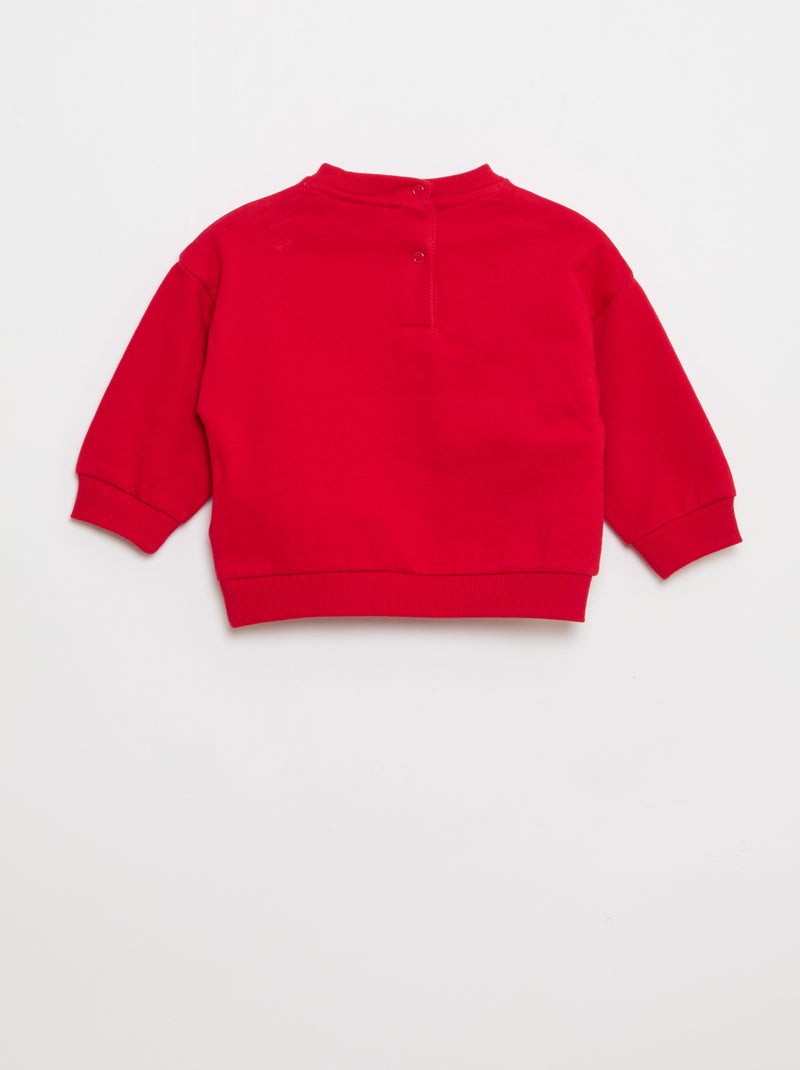 Ensemble en molleton sweat + pantalon 'Snoopy' - 2 pièces Rouge - Kiabi