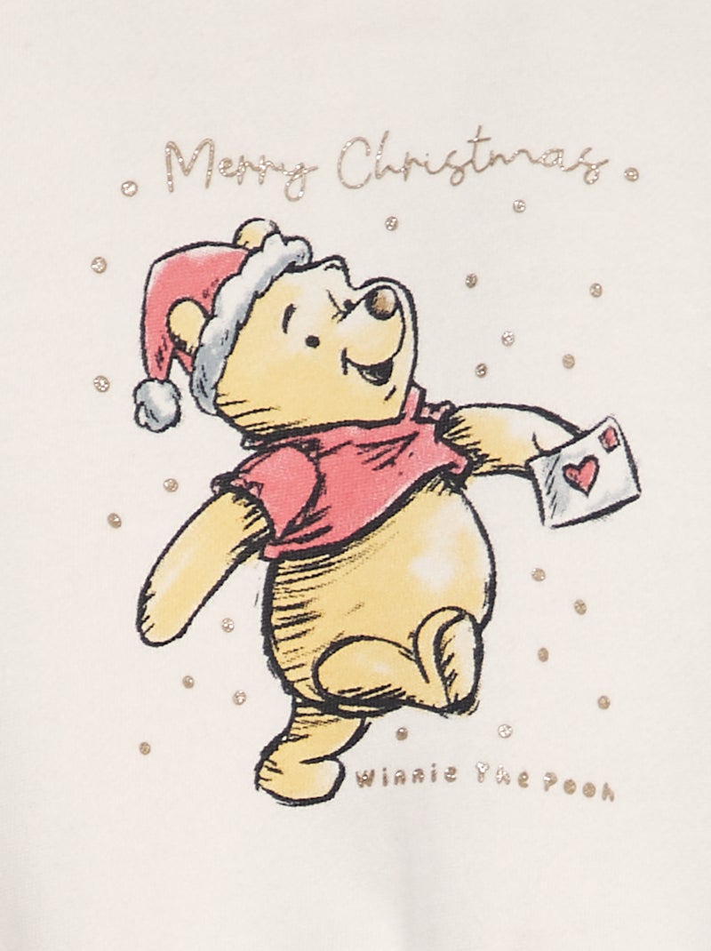 Ensemble en molleton 'Winnie' - 2 pièces Blanc - Kiabi