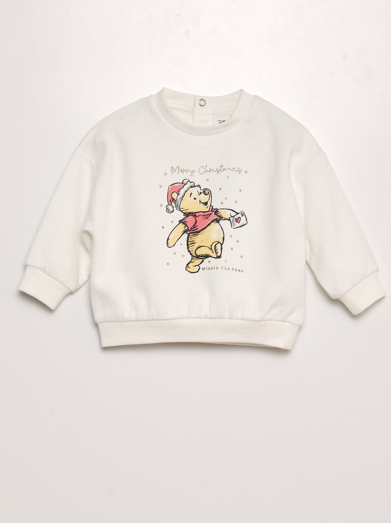 Ensemble en molleton 'Winnie' - 2 pièces Blanc - Kiabi