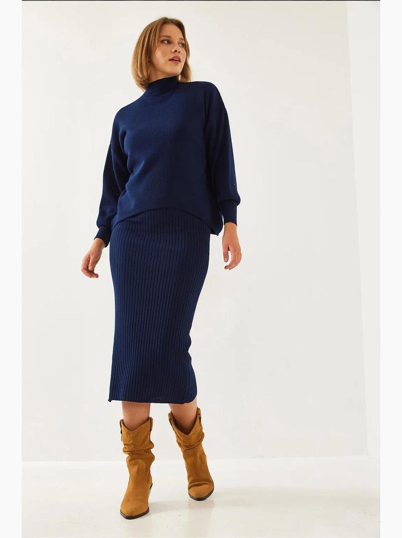 Ensemble en tricot deux pièces lucci Bleu marine - Kiabi