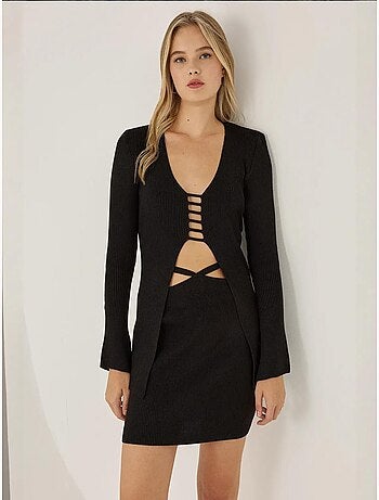 Ensemble en tricot deux pièces