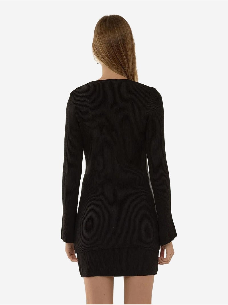 Ensemble en tricot deux pièces Noir - Kiabi