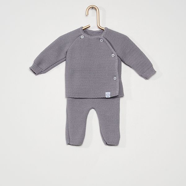 Ensemble En Tricot La Manufacture De Layette Bebe Garcon Bleu Gris Kiabi 00 Ensemble En Tricot La Manufacture De Layette Bebe Garcon Bleu Gris Kiabi 00