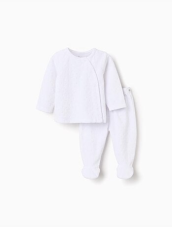 Ensemble en velours de pull + pantalon à pieds