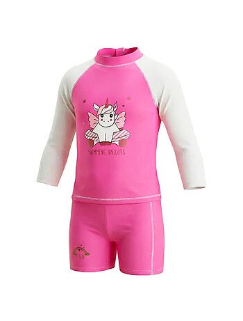 Ensemble enfant Anti-UV fille : Licorne