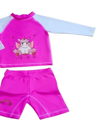 Ensemble enfant Anti-UV fille : Licorne Violet Violet