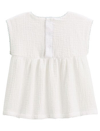 Ensemble enfant blouse et pantalon en gaze de coton Arya