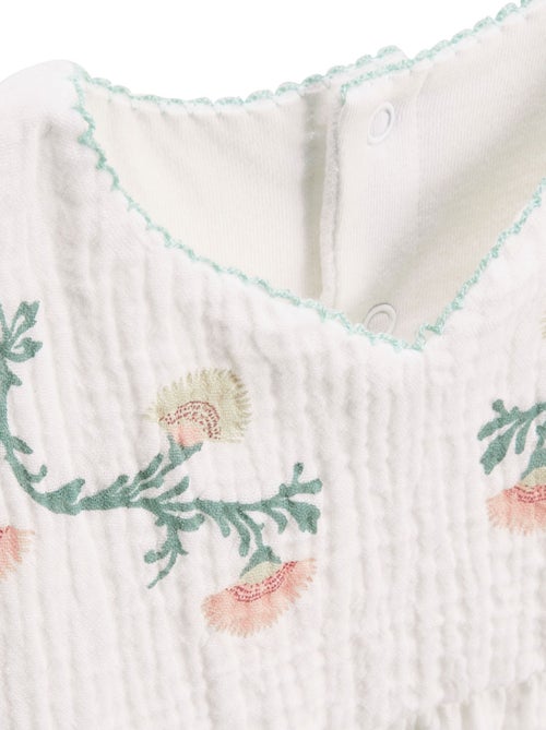Ensemble enfant blouse et pantalon en gaze de coton Arya - Kiabi