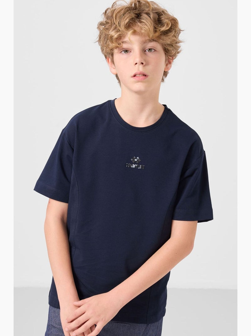 Ensemble enfant deux pièces tommy Bleu marine - Kiabi