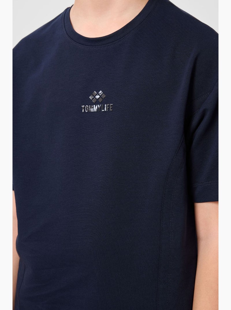 Ensemble enfant deux pièces tommy Bleu marine - Kiabi