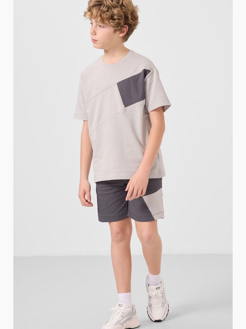 Ensemble enfant deux pièces tommy Gris Noir - Kiabi