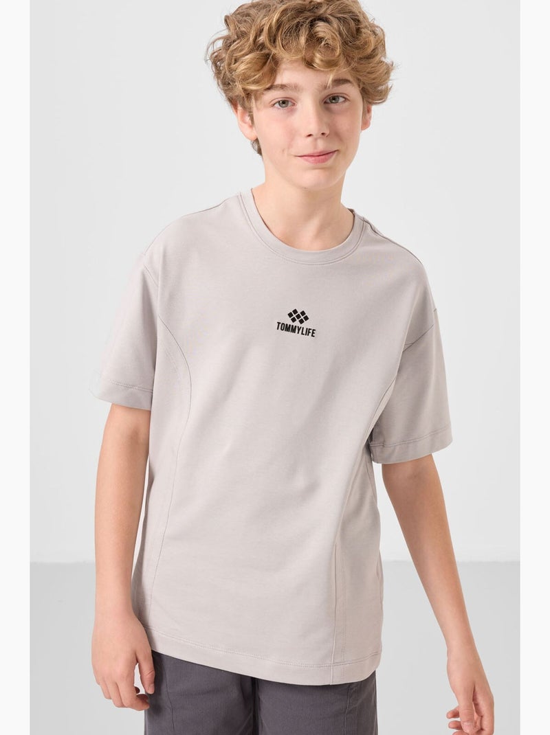 Ensemble enfant deux pièces tommy Gris Noir - Kiabi