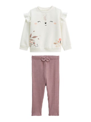 Ensemble enfant sweat en molleton et legging Sora