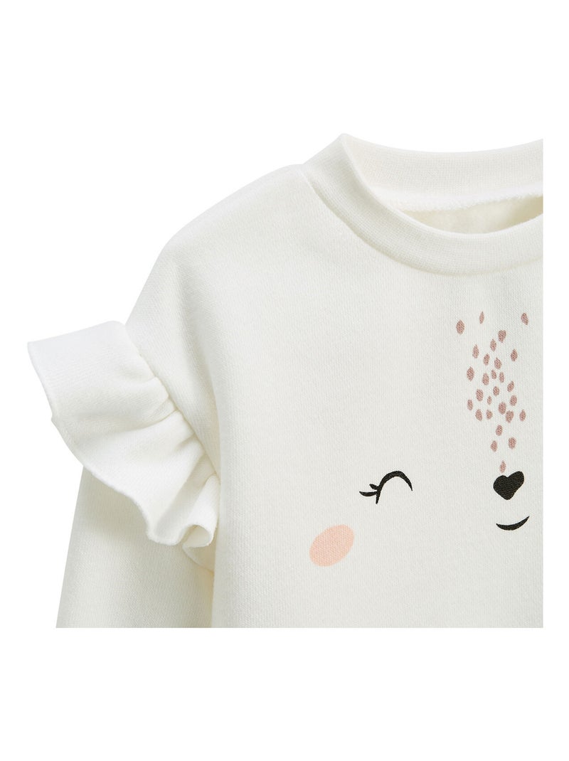 Ensemble enfant sweat en molleton et legging Sora Rose - Kiabi