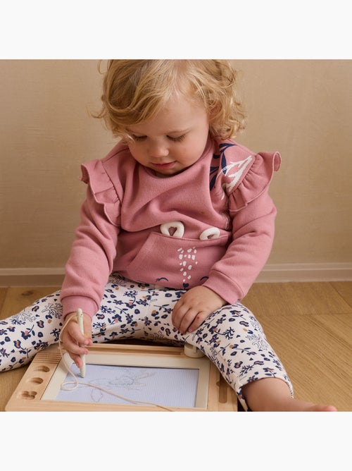 Ensemble enfant sweat et legging en molleton Céleste - Kiabi