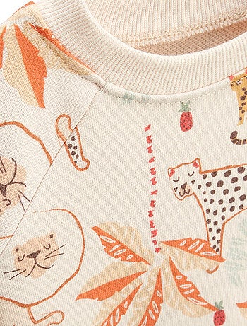 Ensemble enfant sweat et pantalon en gaze de coton Tango