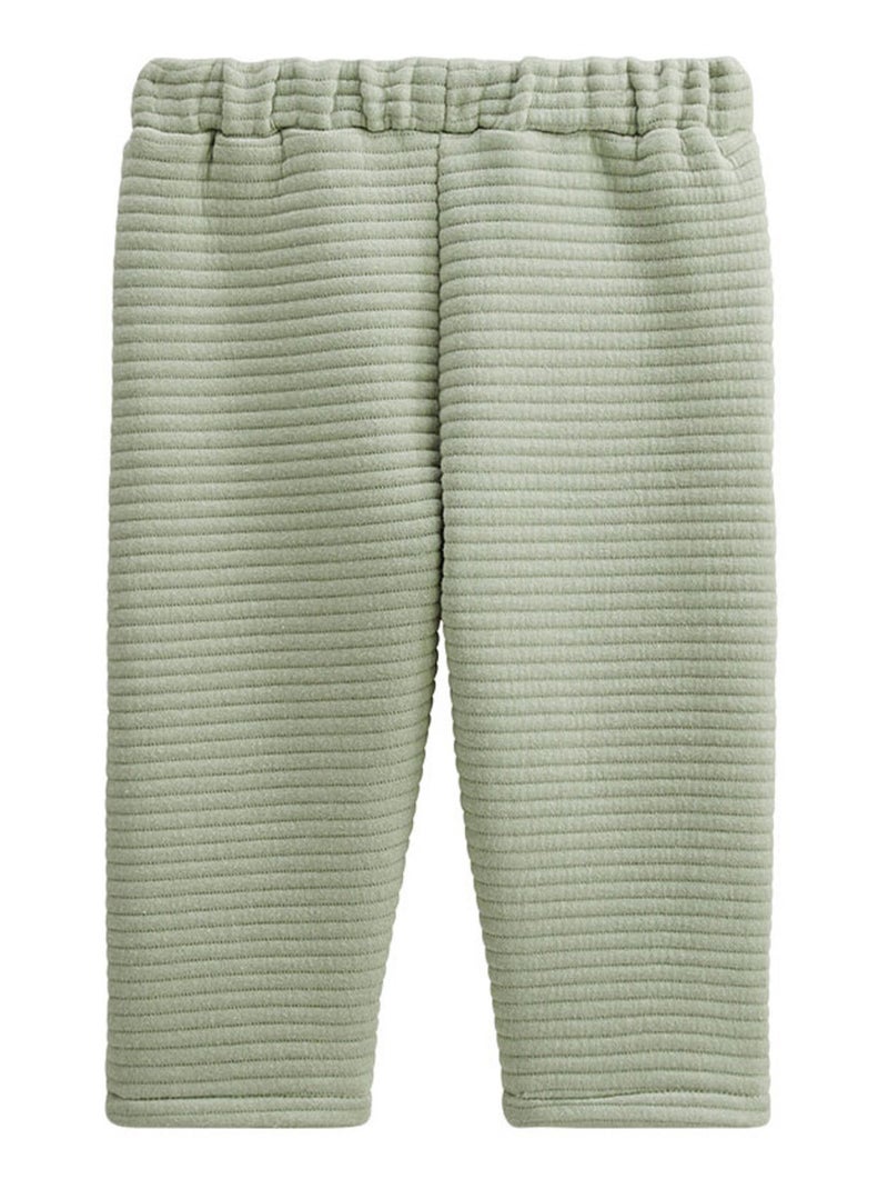 Ensemble enfant sweat et pantalon en molleton Boavista Kaki - Kiabi