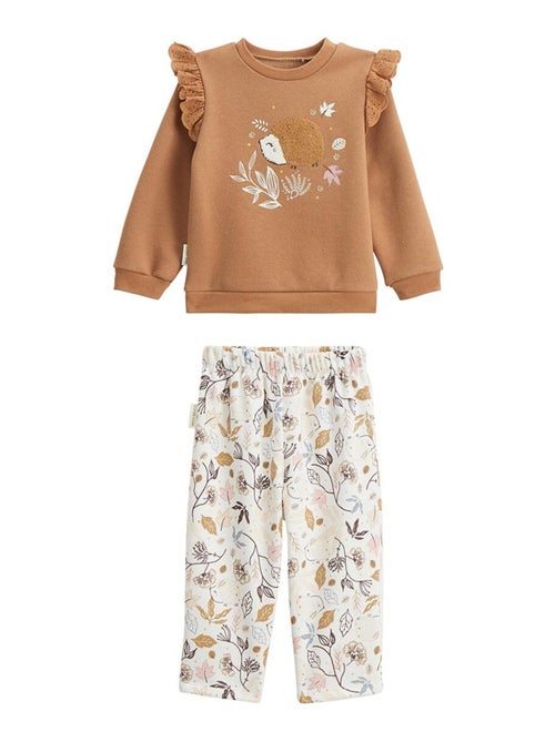 Ensemble enfant sweat et pantalon en molleton Chincha - Kiabi