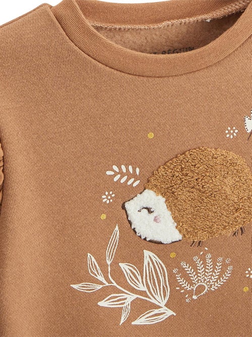 Ensemble enfant sweat et pantalon en molleton Chincha - Kiabi