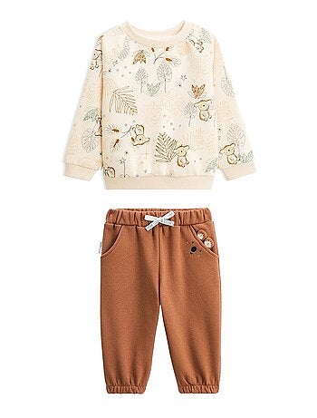 Ensemble enfant sweat et pantalon en molleton Constellation