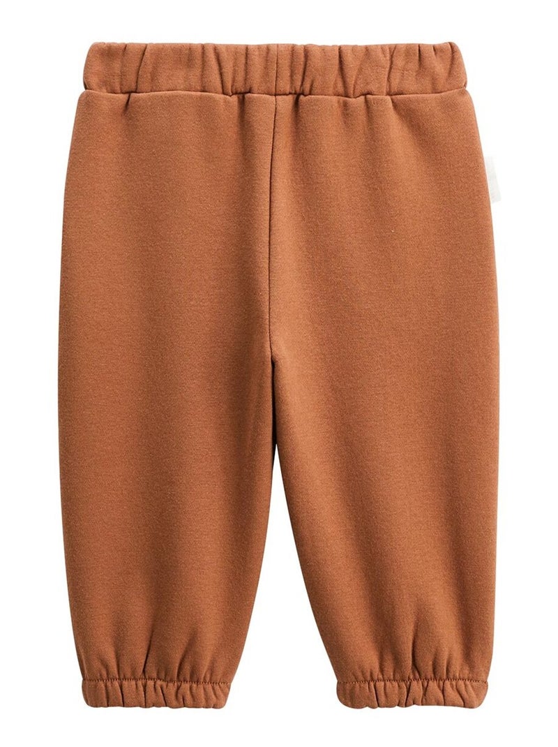 Ensemble enfant sweat et pantalon en molleton Constellation Camel - Kiabi