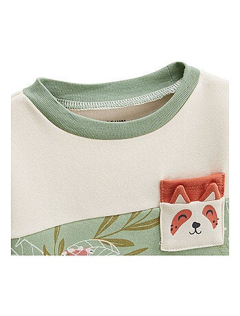 Ensemble enfant sweat et pantalon en molleton Gustin