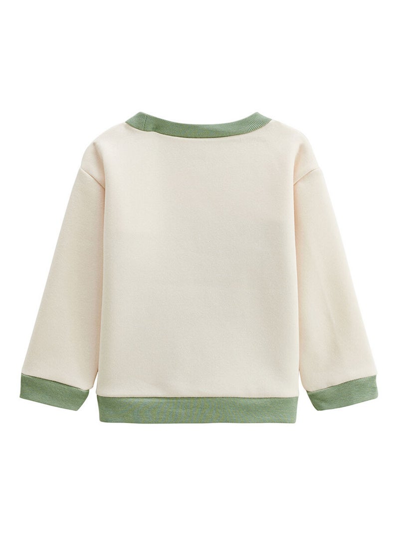 Ensemble enfant sweat et pantalon en molleton Gustin Beige - Kiabi