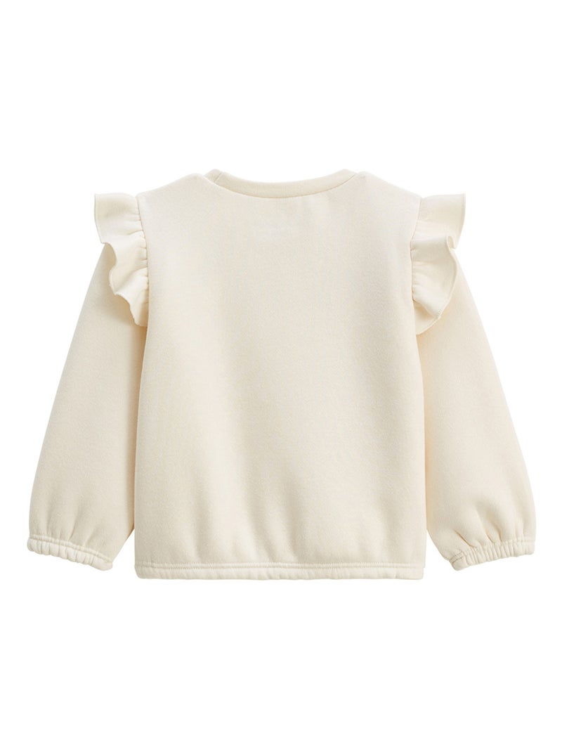 Ensemble enfant sweat et pantalon en molleton Manouk Orange corail - Kiabi