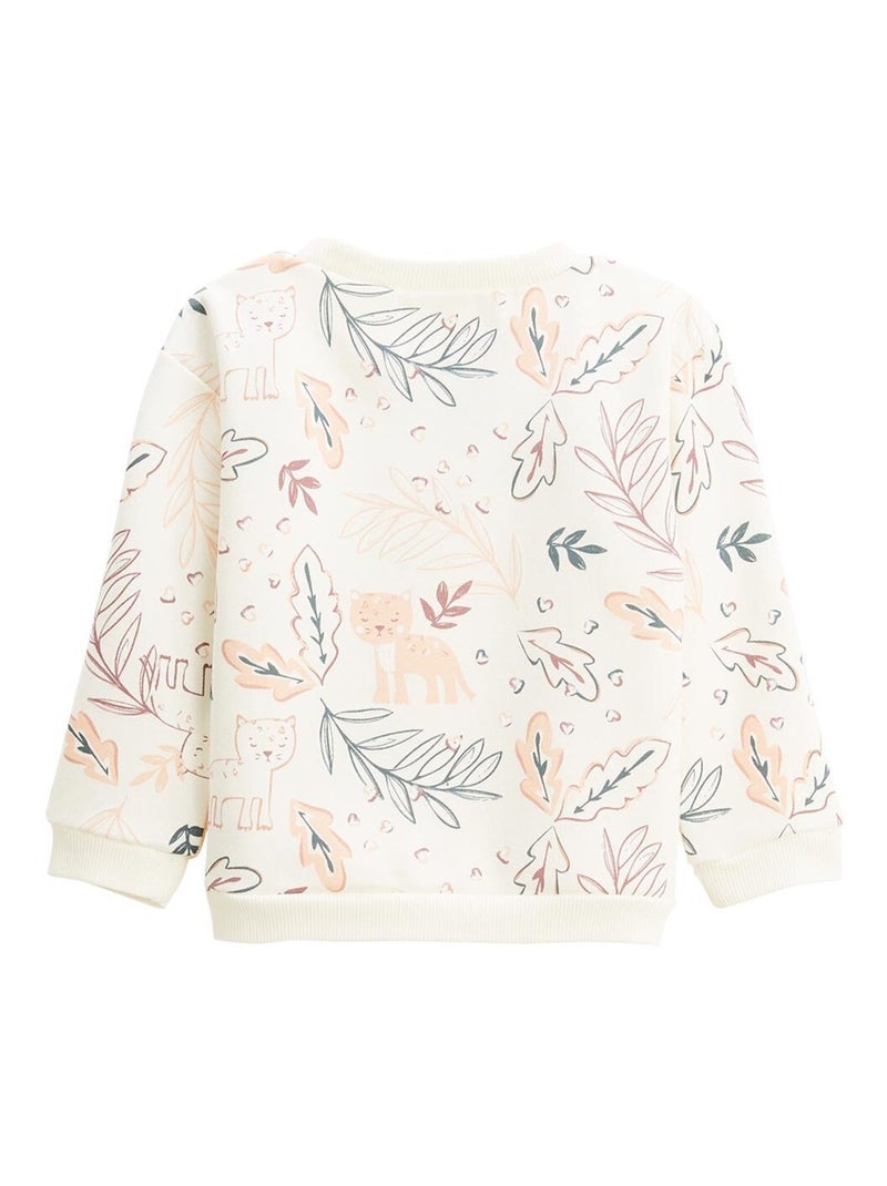 Ensemble enfant sweat et pantalon en molleton Matcha Rose - Kiabi