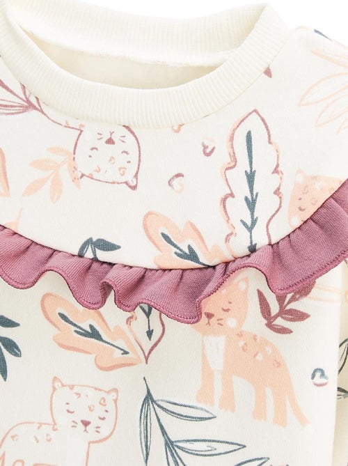 Ensemble enfant sweat et pantalon en molleton Matcha - Kiabi