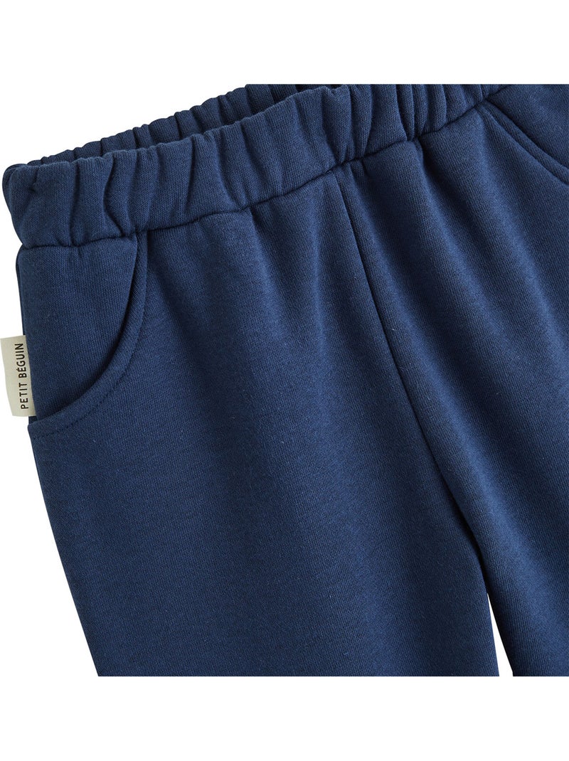 Ensemble enfant sweat et pantalon en molleton mathéo Bleu - Kiabi