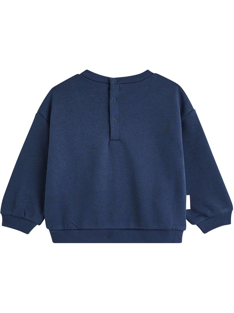 Ensemble enfant sweat et pantalon en molleton mathéo Bleu - Kiabi