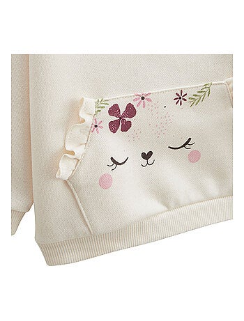 Ensemble enfant sweat et pantalon en molleton Mila